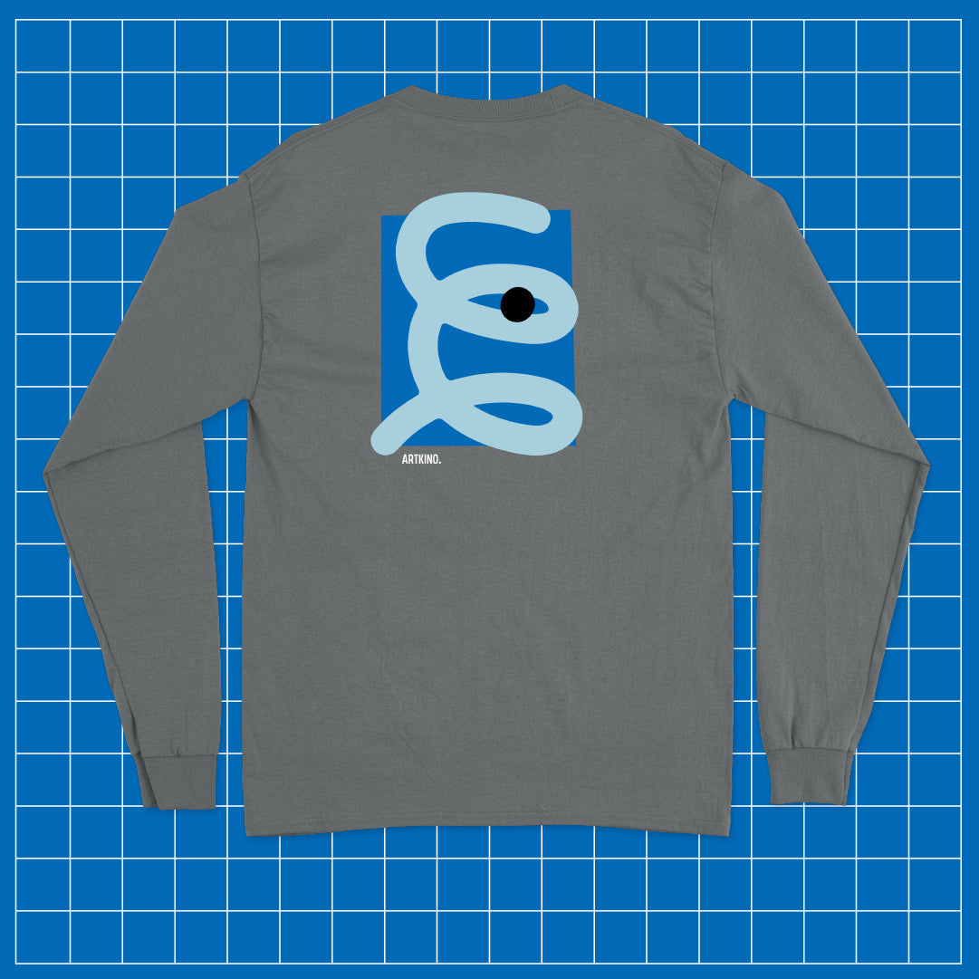 Long-Sleeved T-Shirt - Balón Series: BIG BLU Graphic