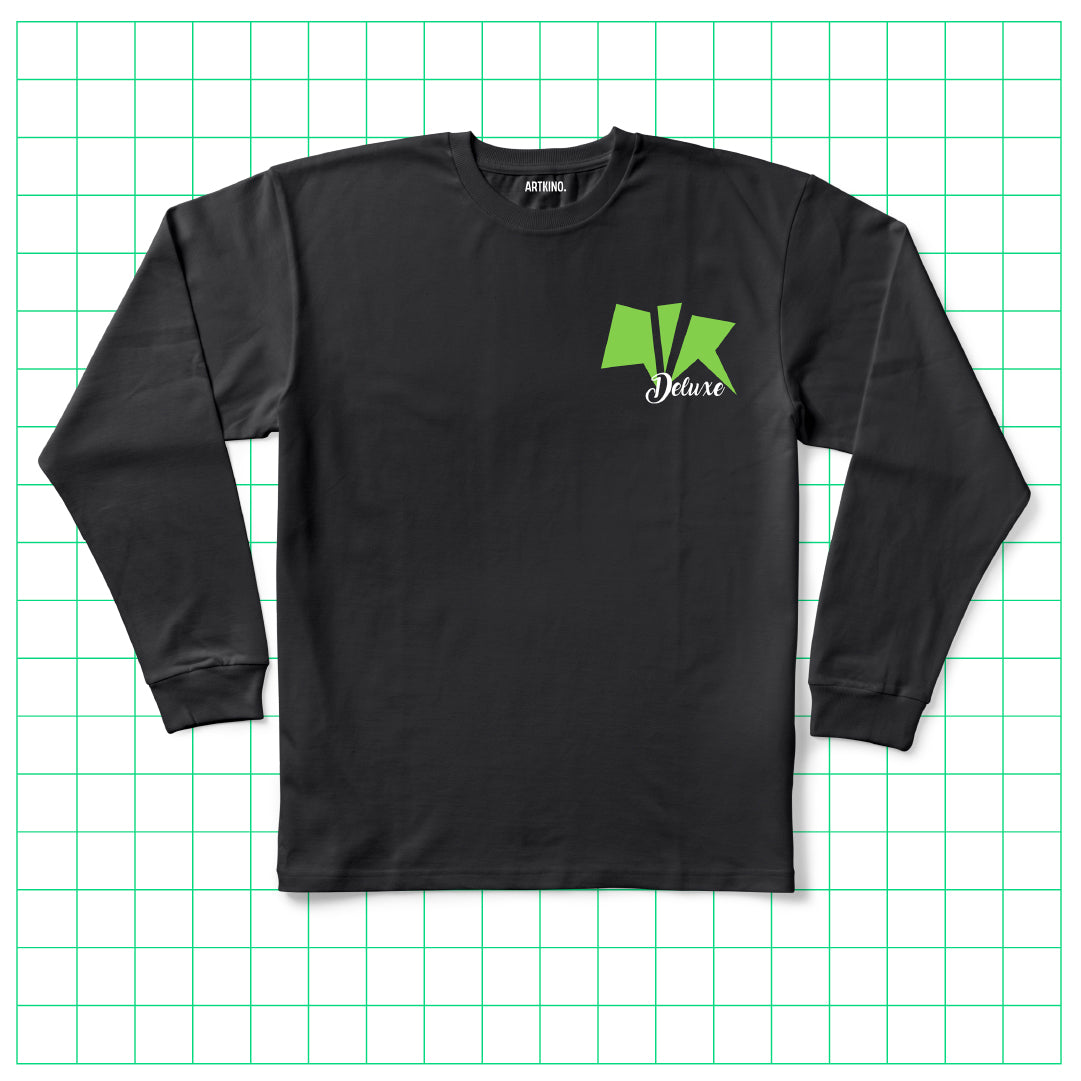 LONG SLEEVE T-Shirt - Air Deluxe Green Graphic