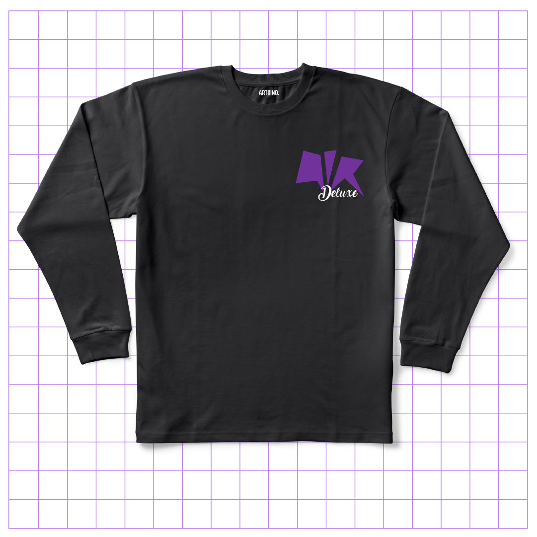 LONG SLEEVE T-Shirt - Air Deluxe Purple Graphic