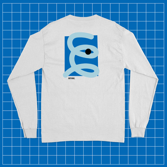 Long-Sleeved T-Shirt - Balón Series: BIG BLU Graphic