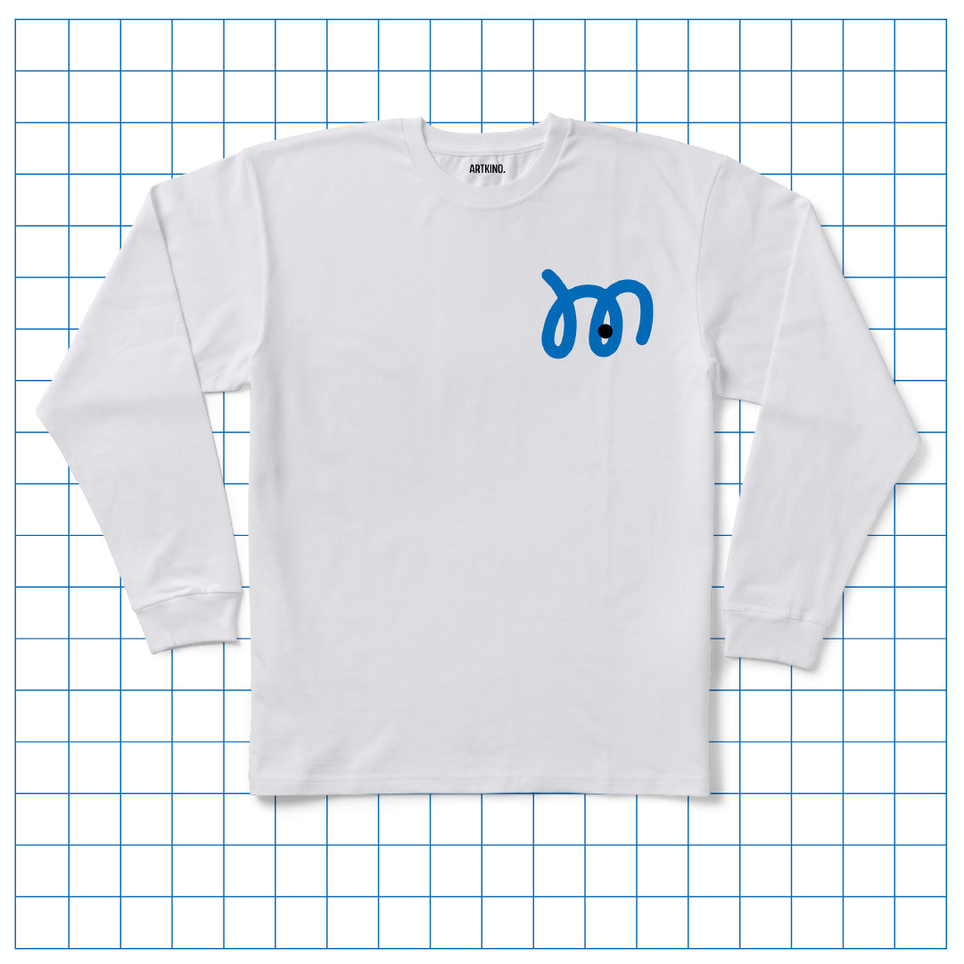 Long-Sleeved T-Shirt - Balón Series: BIG BLU Graphic