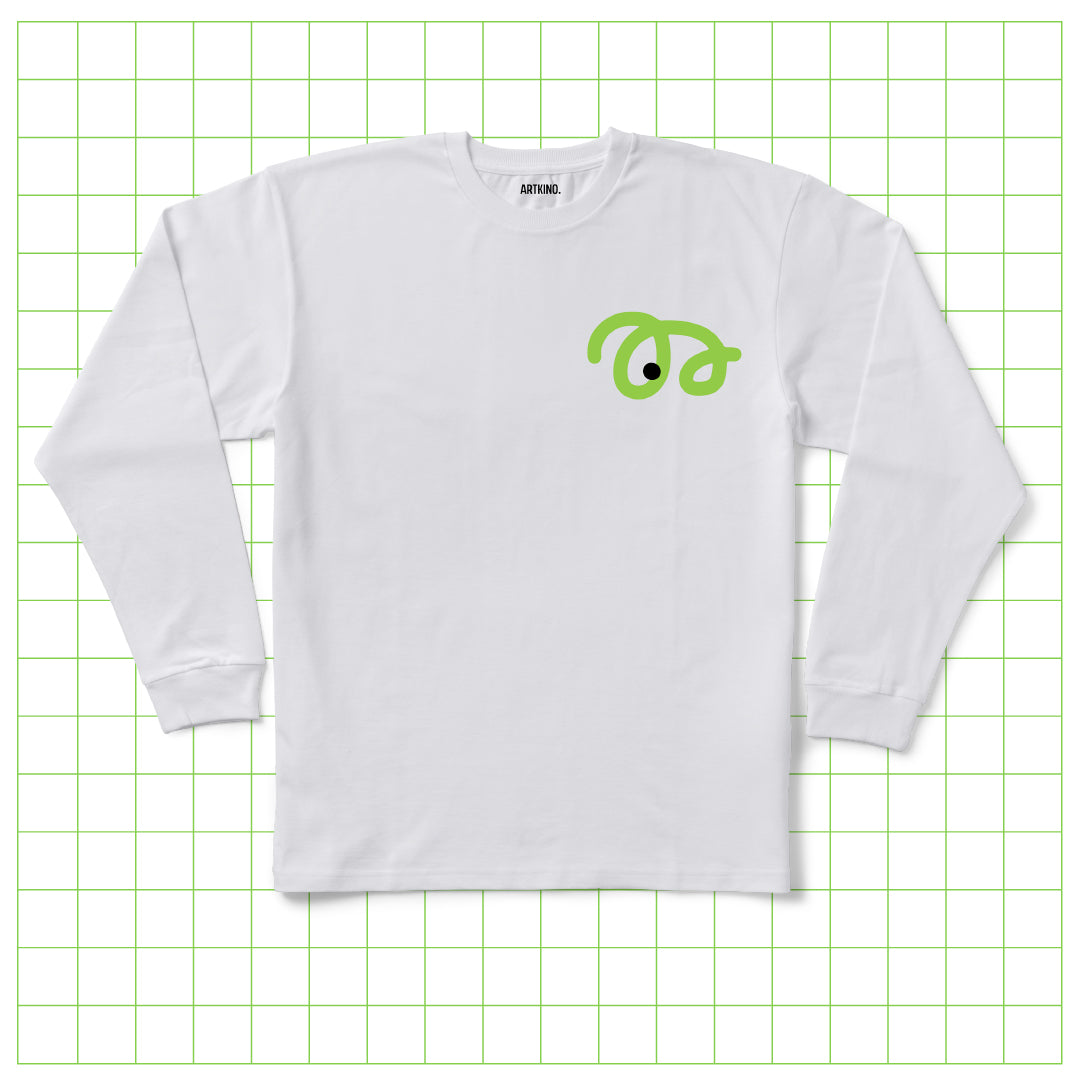 Long-Sleeved T-Shirt - Balón Series: BIG Green Graphic