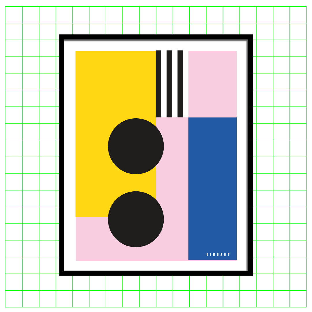 Giclée Printed Graphic Art - Blok Series: Two