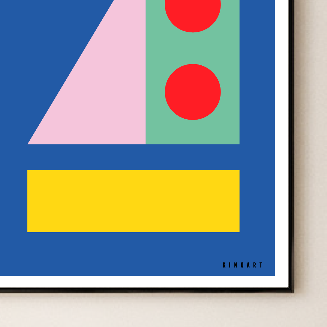 Giclée Printed Graphic Art - BLOK Series: Eight