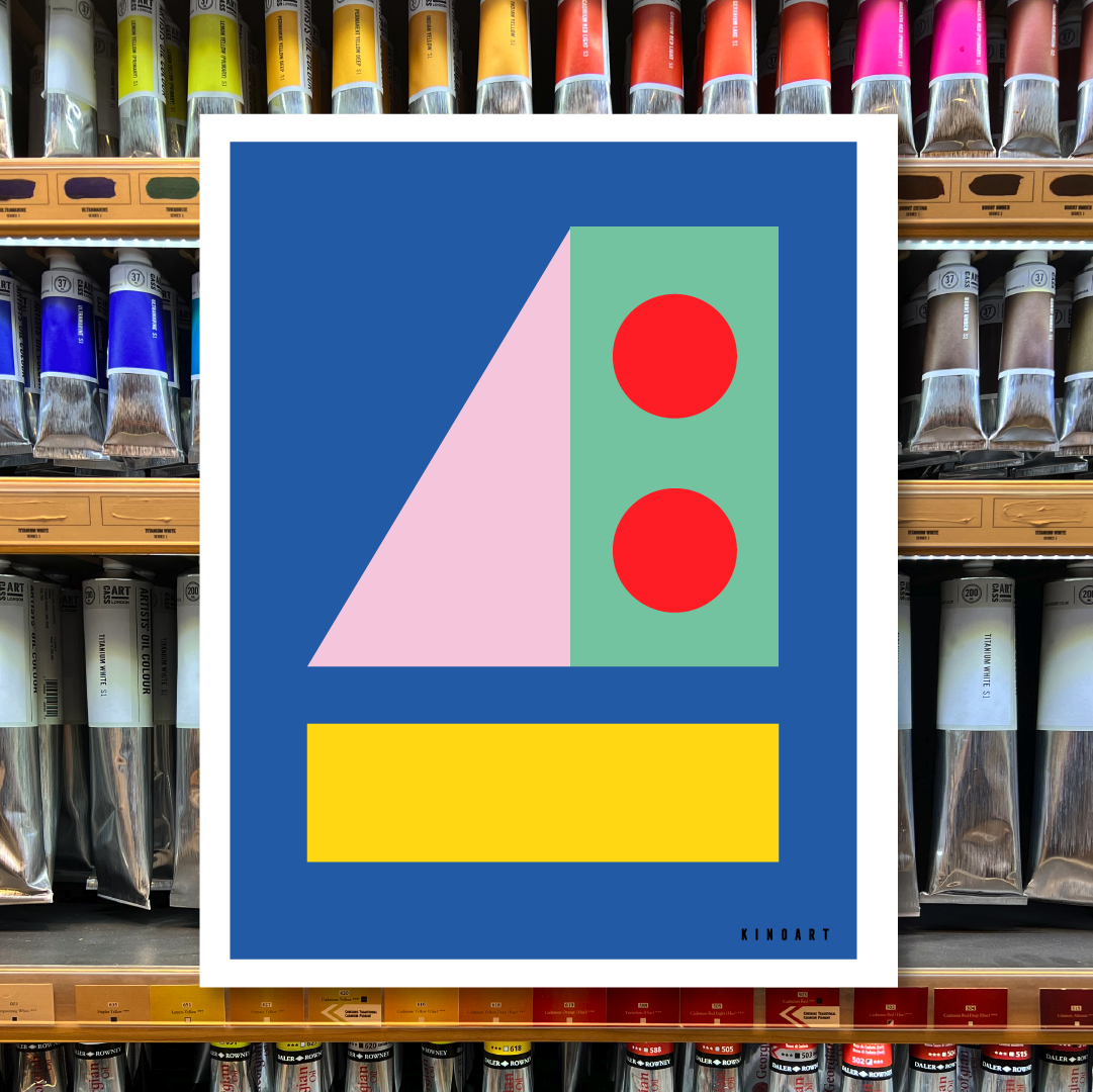 Giclée Printed Graphic Art - BLOK Series: Eight