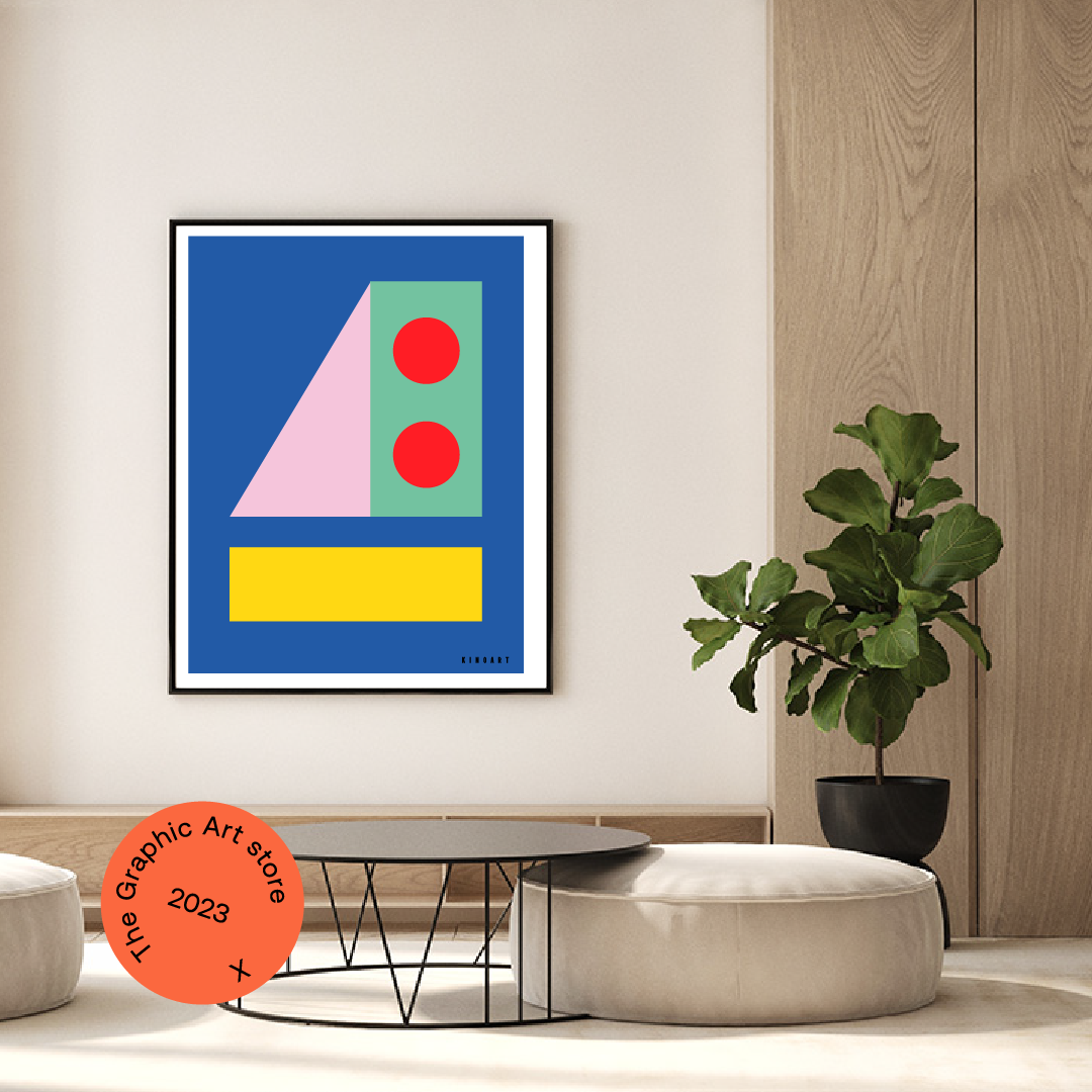 Giclée Printed Graphic Art - BLOK Series: Eight