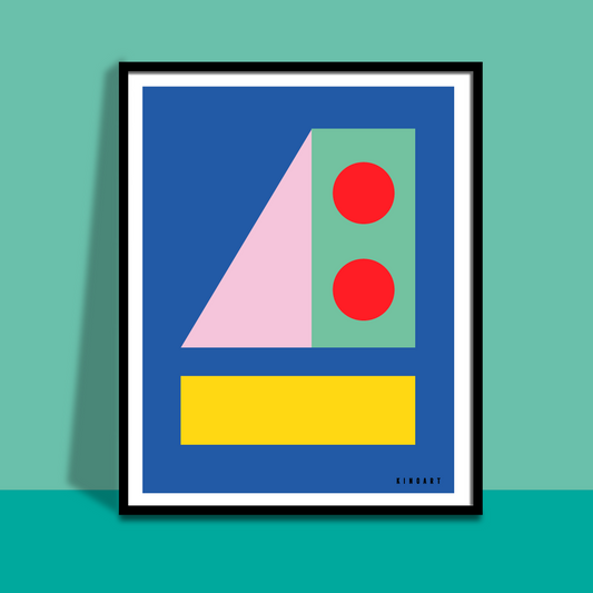 Giclée Printed Graphic Art - BLOK Series: Eight