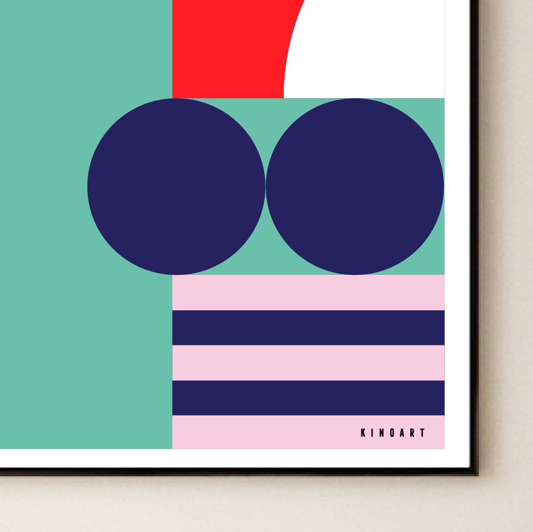 Giclée Printed Graphic Art - BLOK Series: Five