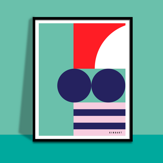 Giclée Printed Graphic Art - BLOK Series: Five