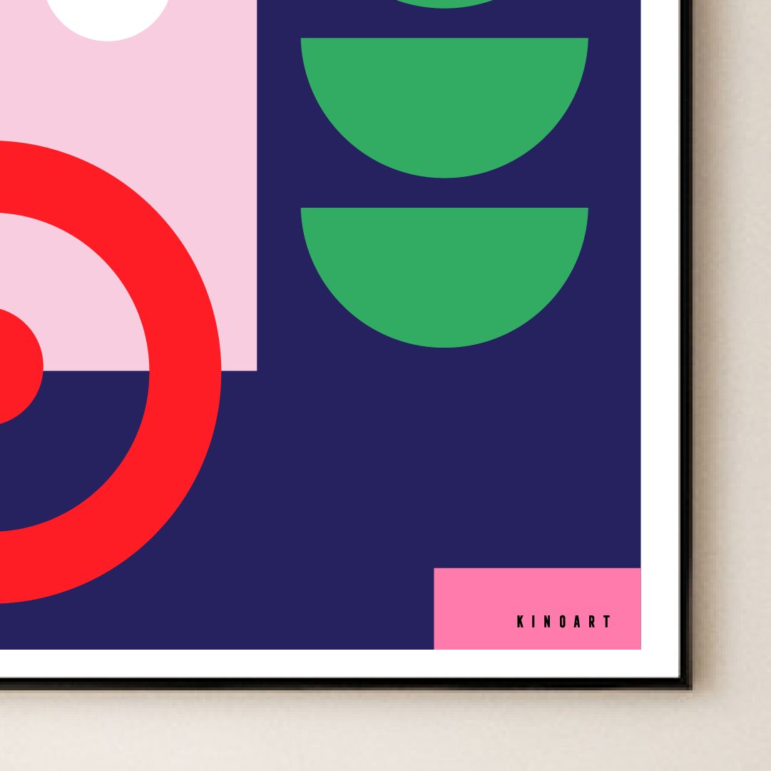 Giclée Printed Graphic Art - Blok Series: Four