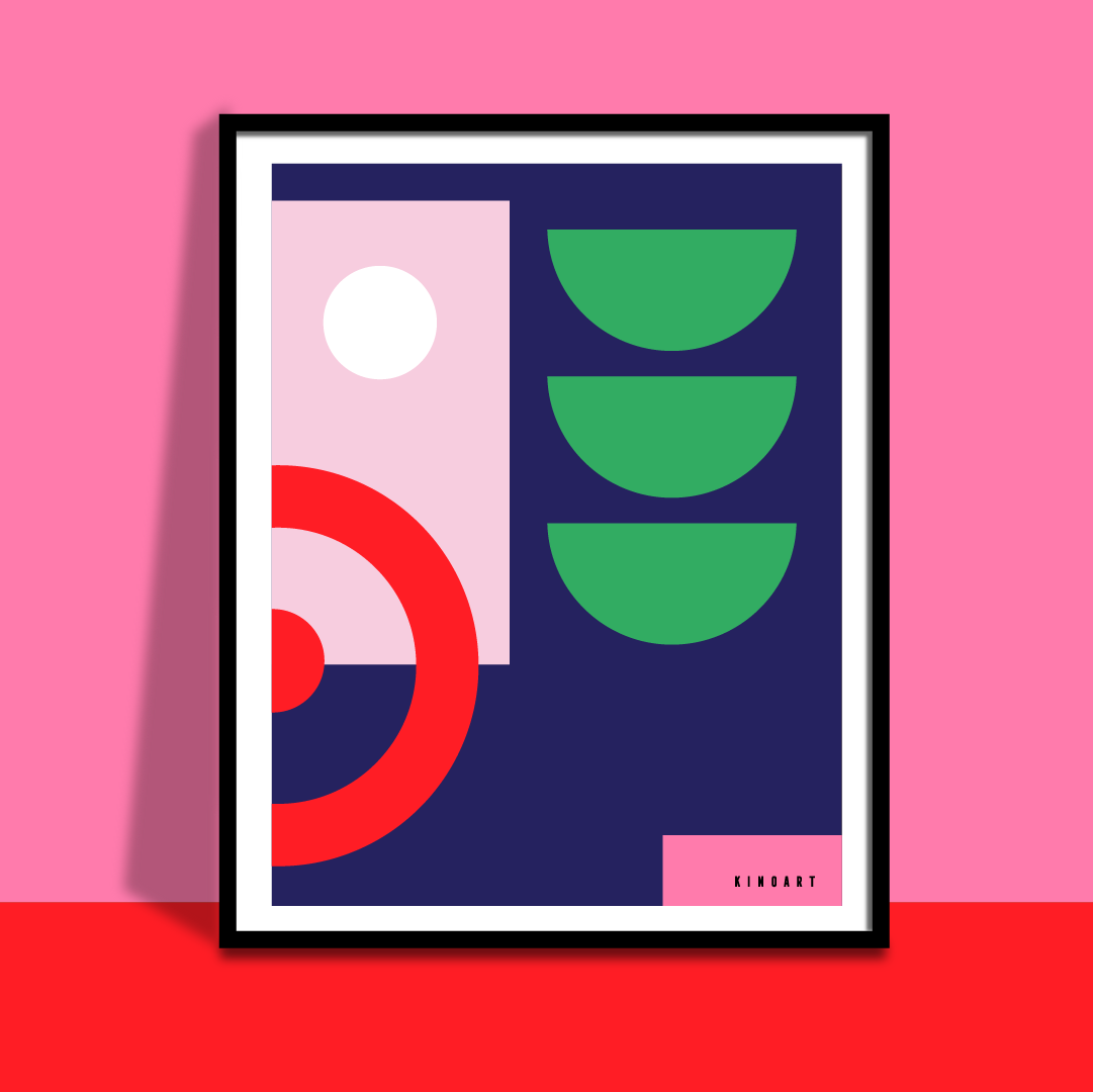 Giclée Printed Graphic Art - Blok Series: Four