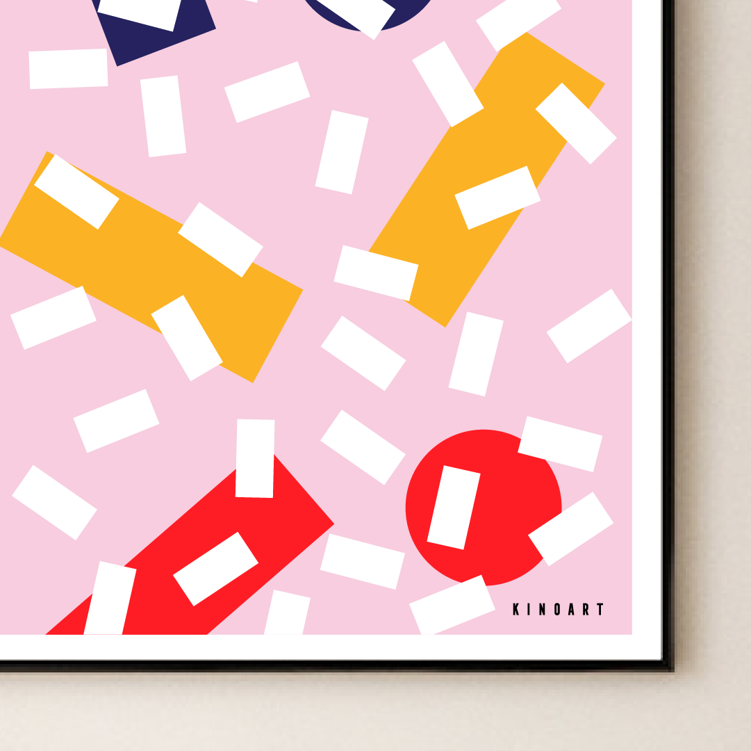 Giclée Printed Graphic Art - BLOK Series: Seven