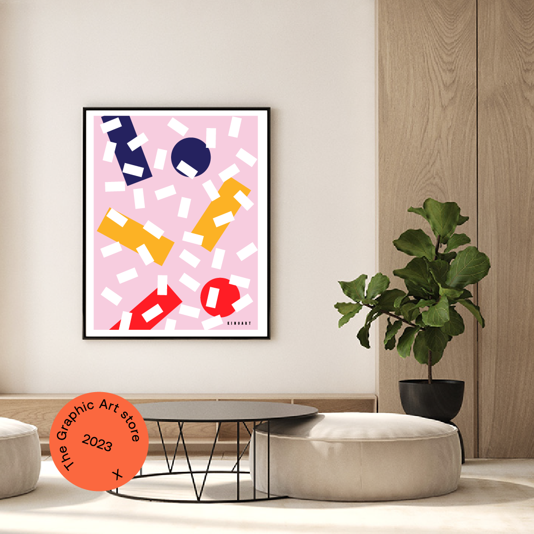 Giclée Printed Graphic Art - BLOK Series: Seven