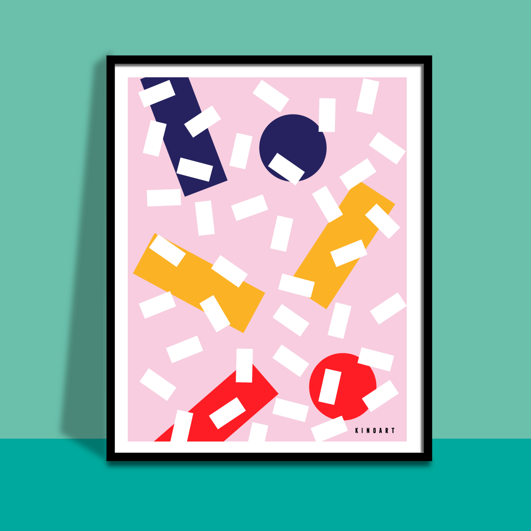 Giclée Printed Graphic Art - BLOK Series: Seven