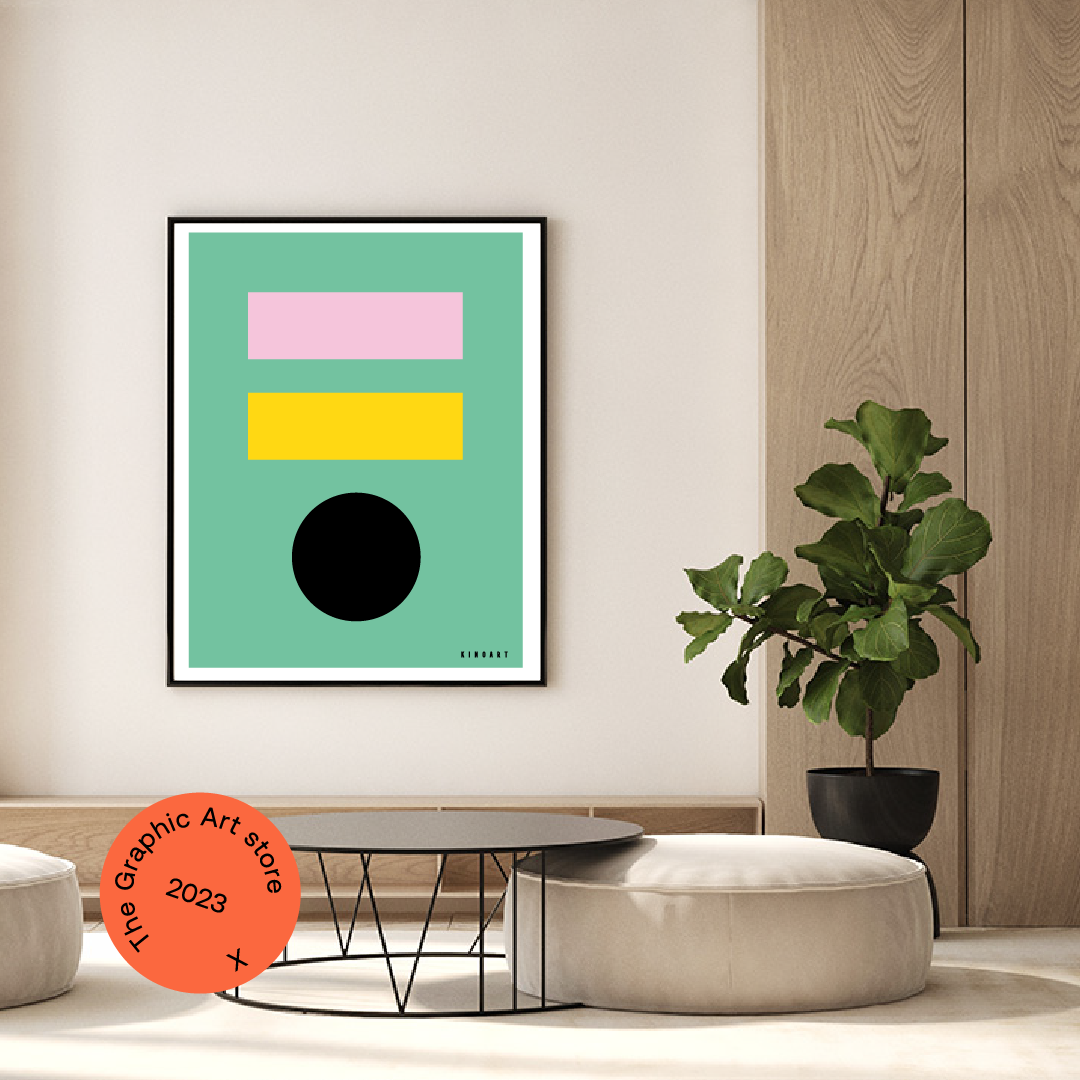 Giclée Printed Graphic Art - BLOK Series: Six