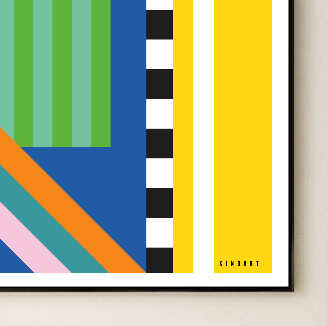 Giclée Printed Graphic Art - Blok Series: Three