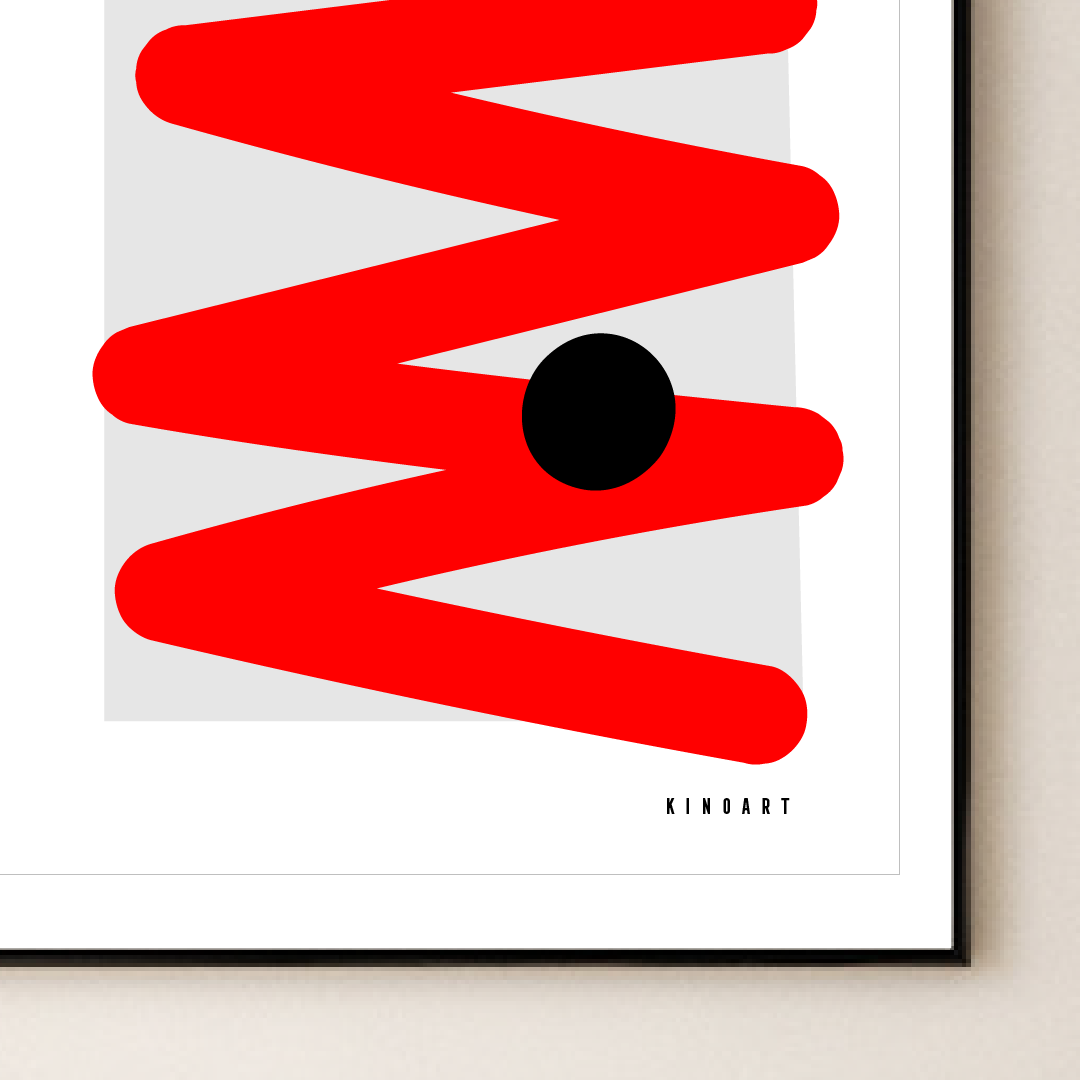 Giclée Printed Graphic Art - Balón Series: ZigZag