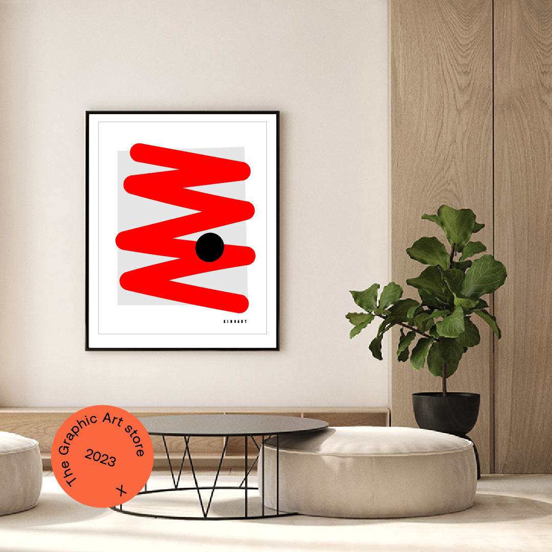 Giclée Printed Graphic Art - Balón Series: ZigZag