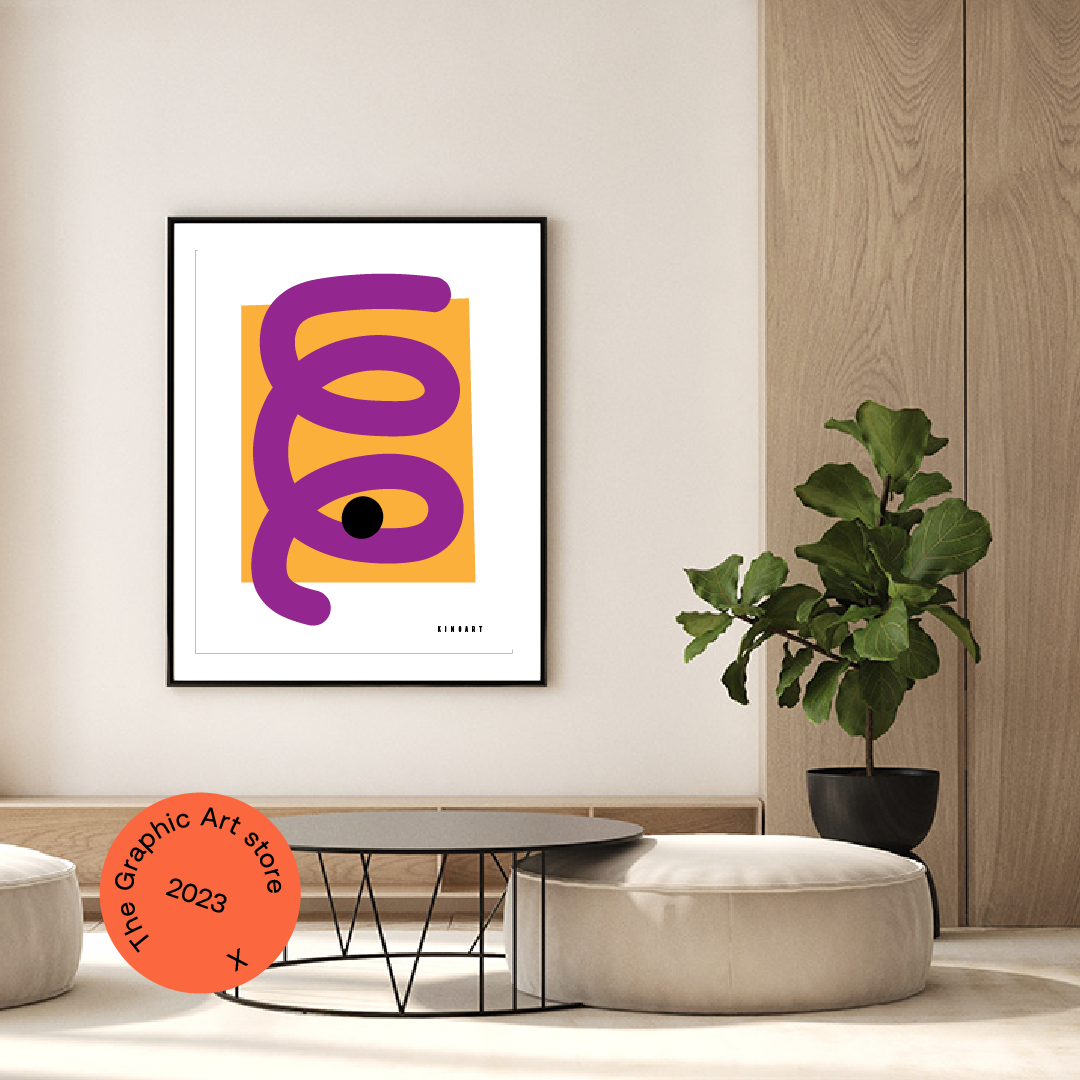 Giclée Printed Graphic Art - Balón Series: WIZZ