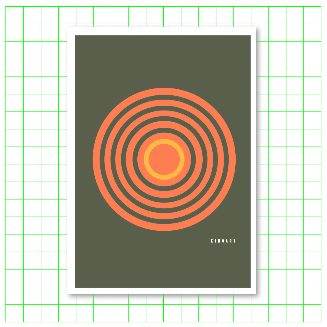 Giclée Printed Graphic Art - Shapes & Ting: Circle