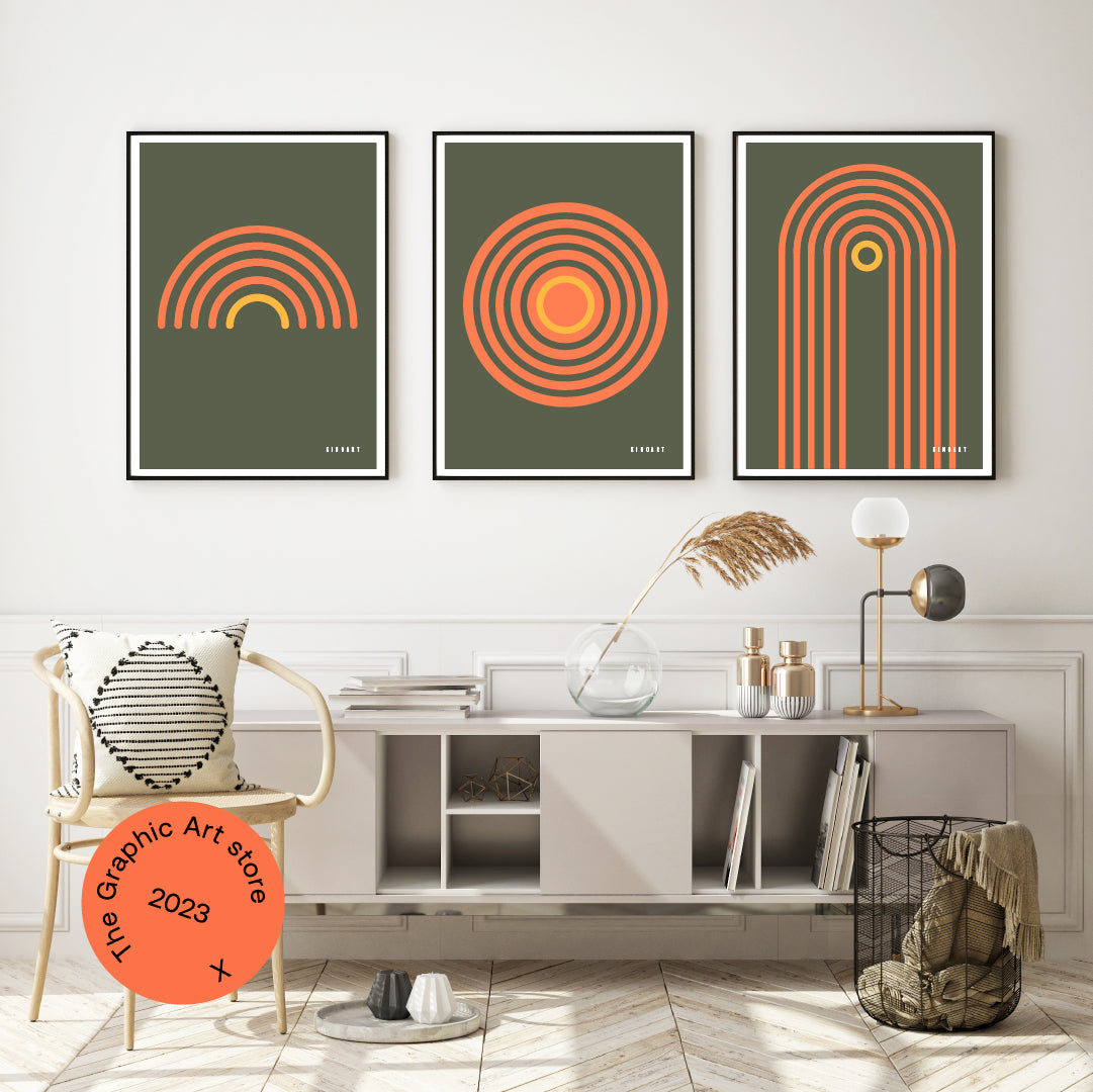 Giclée Printed Graphic Art - Shapes & Ting: Circle