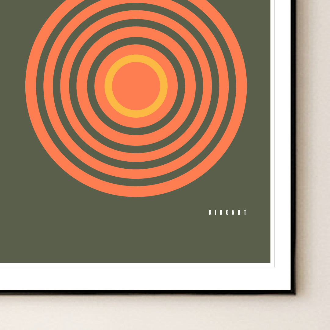 Giclée Printed Graphic Art - Shapes & Ting: Circle