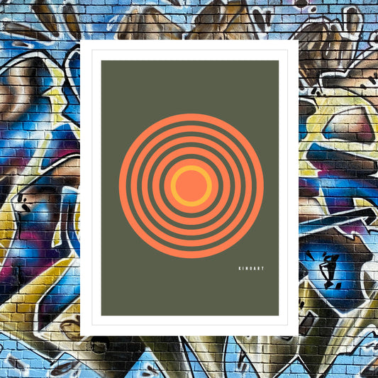 Giclée Printed Graphic Art - Shapes & Ting: Circle