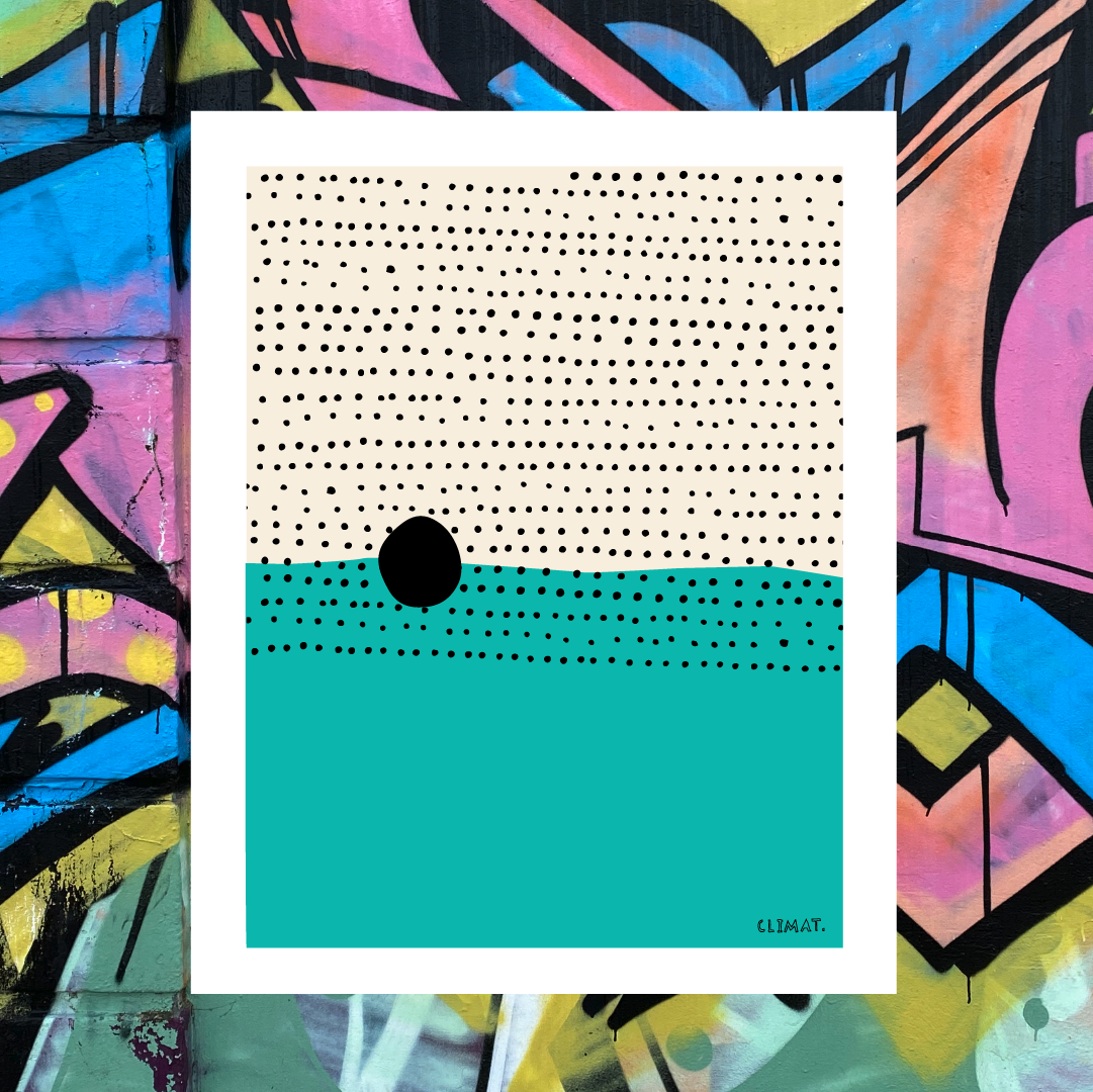 Giclée Printed Graphic Art - Dots Series: Kelp