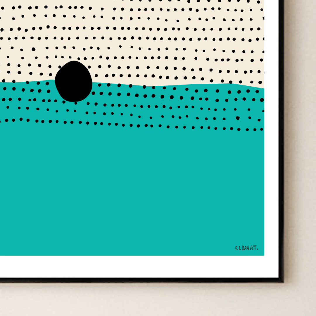 Giclée Printed Graphic Art - Dots Series: Kelp