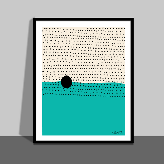 Giclée Printed Graphic Art - Dots Series: Kelp