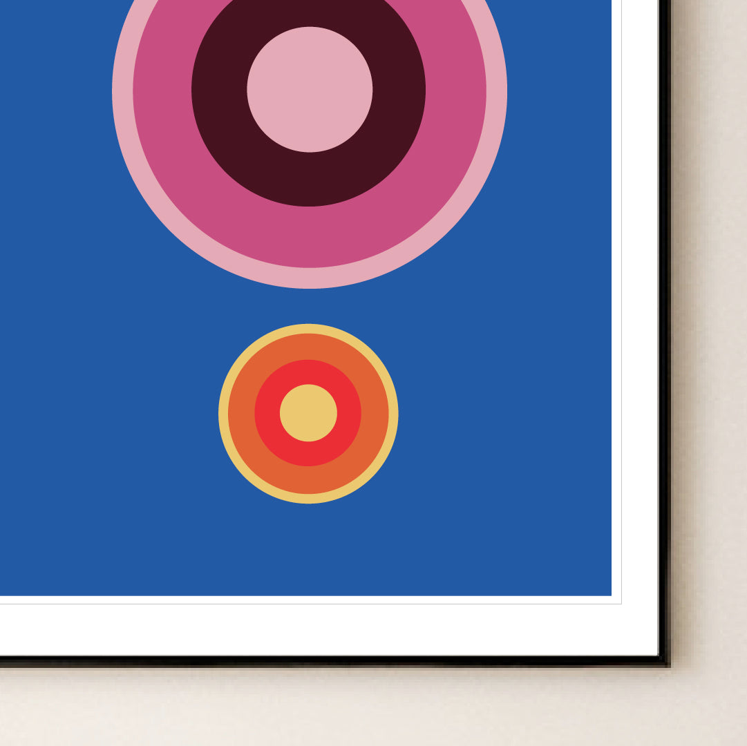 Giclée Printed Graphic Art - MOD Series: Blue