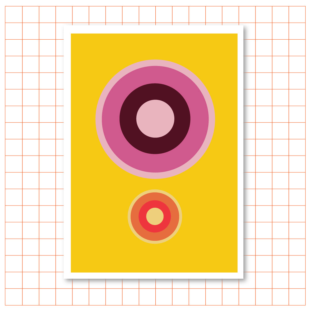 Giclée Printed Graphic Art - MOD Series: Yellow