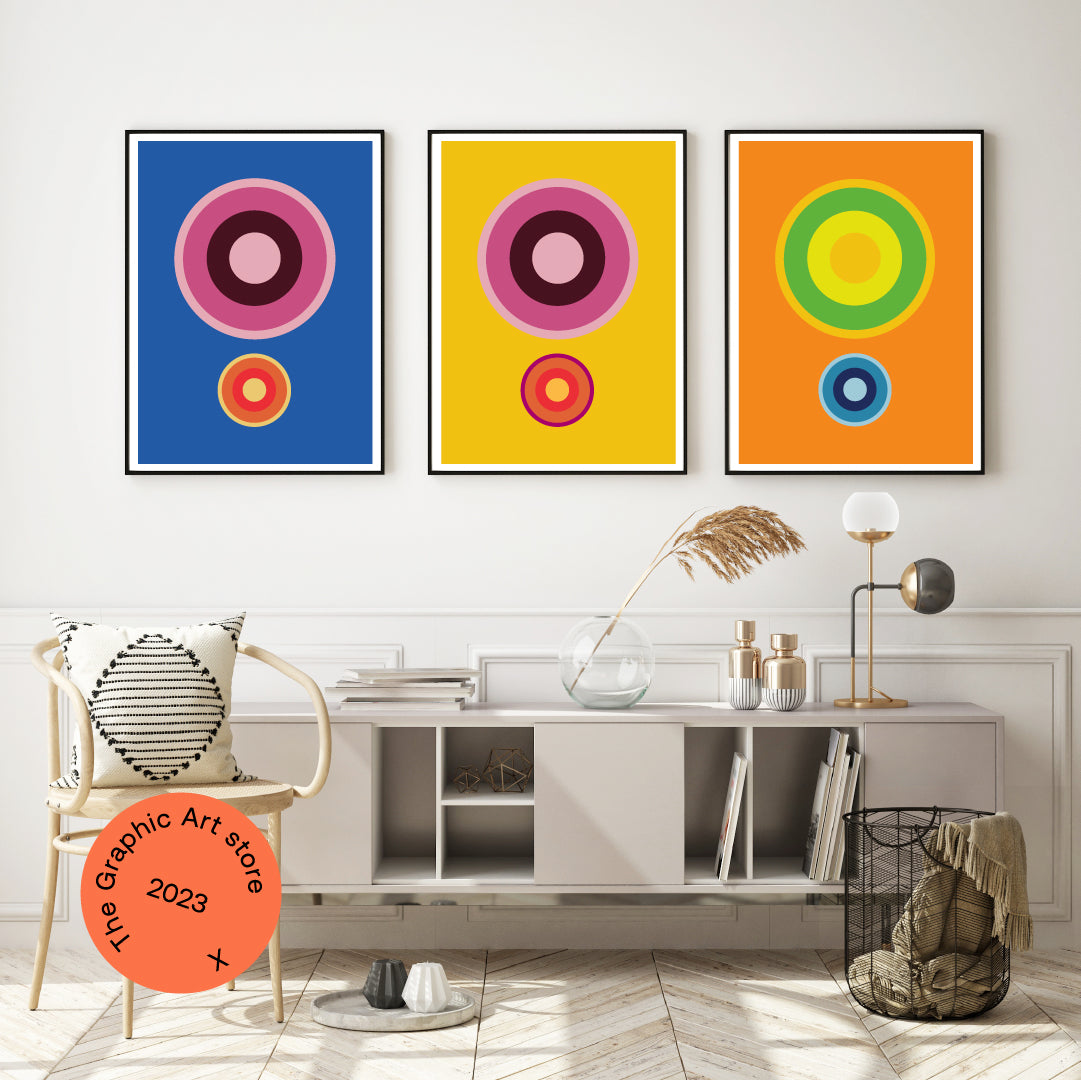 Giclée Printed Graphic Art - MOD Series: Yellow