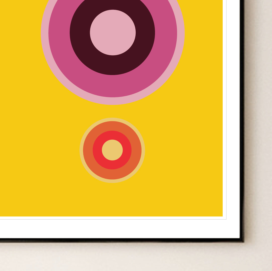 Giclée Printed Graphic Art - MOD Series: Yellow