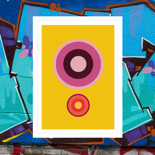 Giclée Printed Graphic Art - MOD Series: Yellow