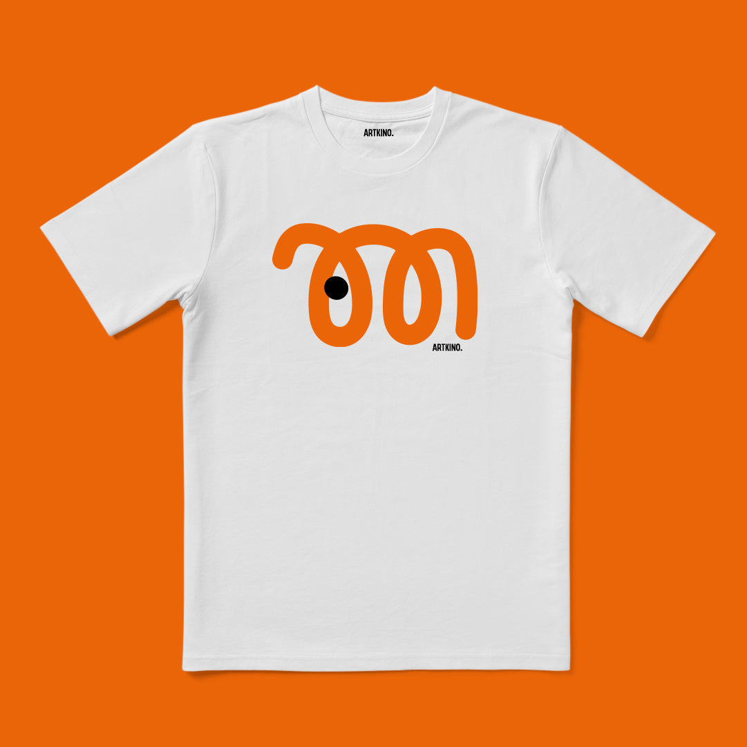 Graphic Art Print T-Shirts - Balón Series: Orange