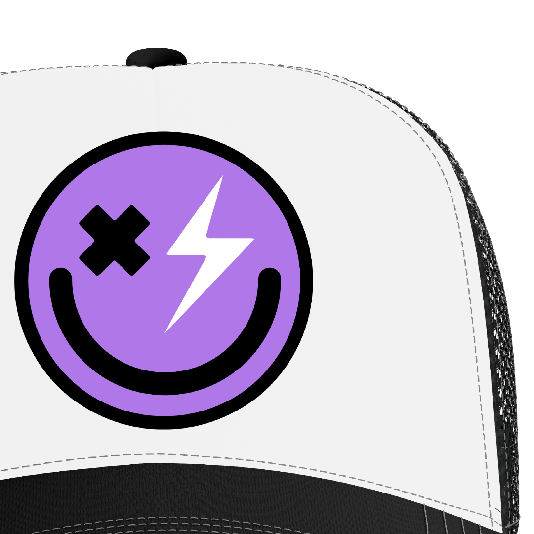 Trucker Cap - HOUSE Purple Smiley