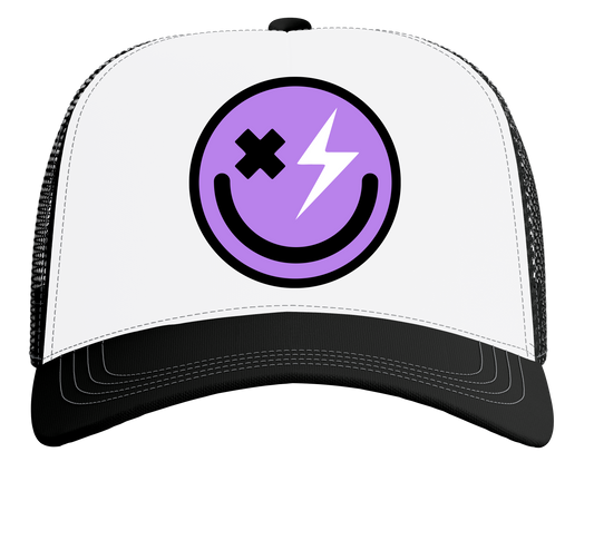 Trucker Cap - HOUSE Purple Smiley