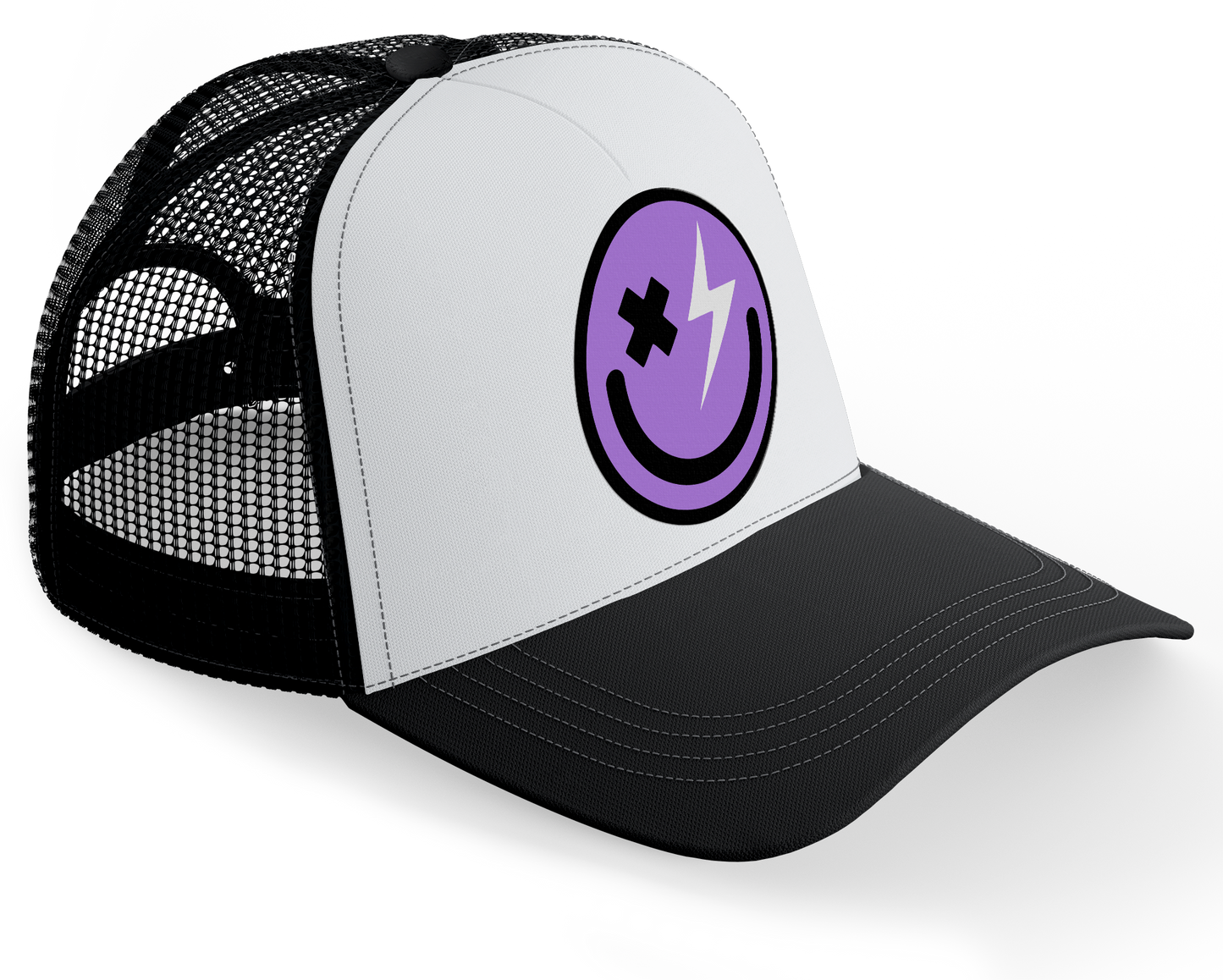 Trucker Cap - HOUSE Purple Smiley