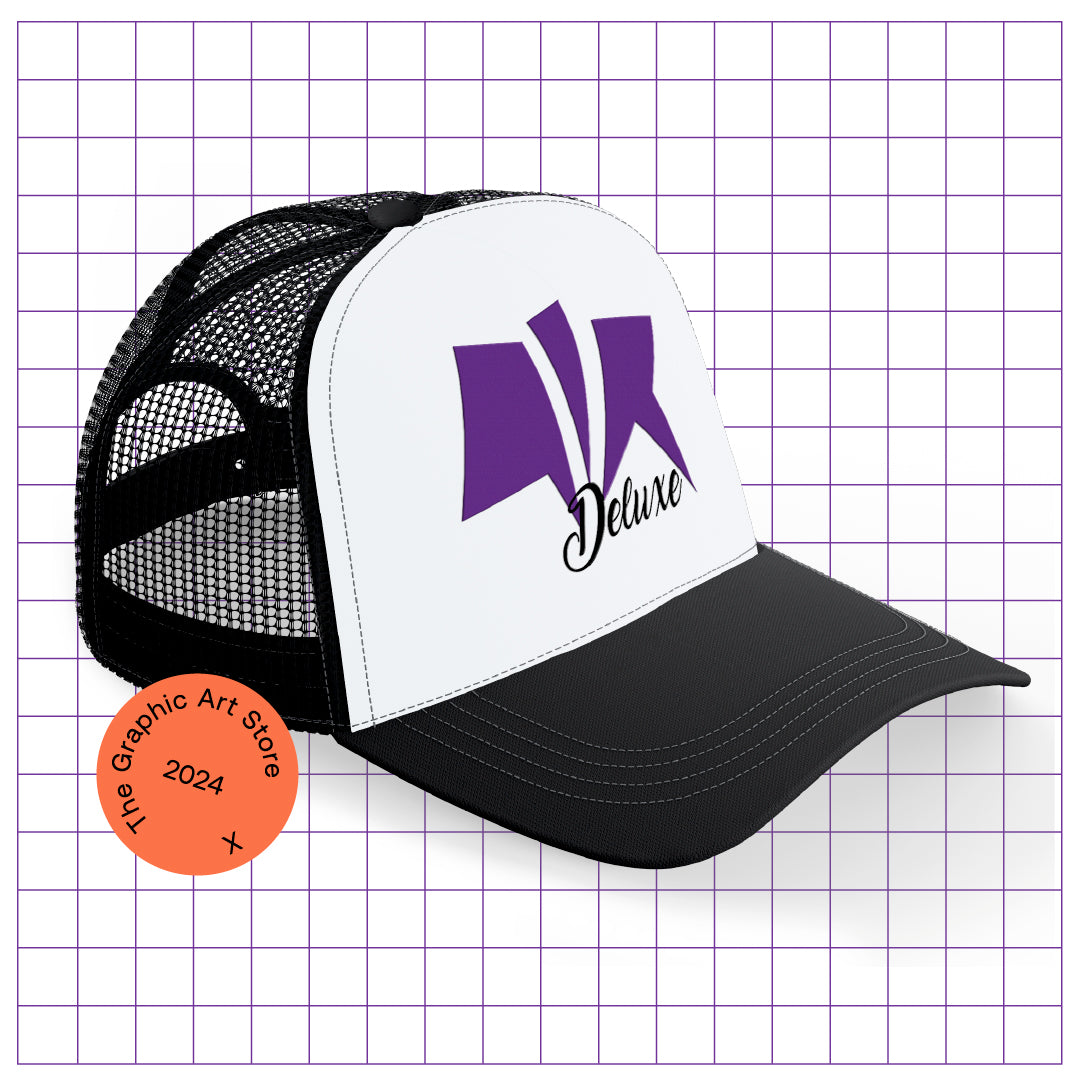 Trucker Cap - Air Deluxe: Purple Graphic