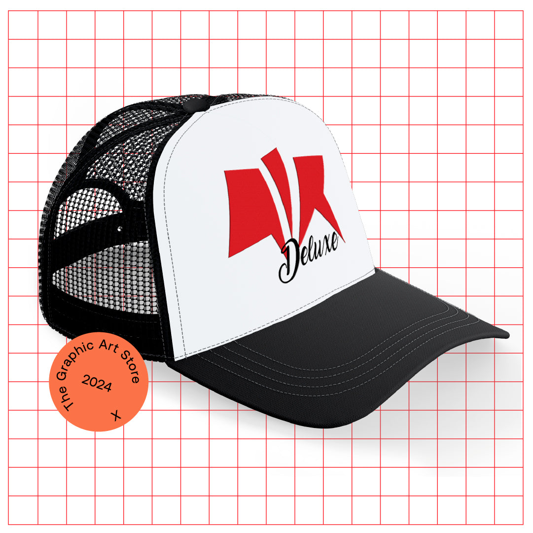 Trucker Cap - Air Deluxe: Red Graphic